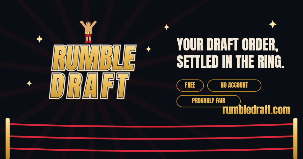 Rumble Draft preview